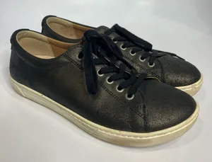 Birkenstock Arran sneakers shimmery black comfort shoes women’s size 38 /‎ 7 thumbnail 1