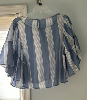 American Eagle Outfitters Blue Top thumbnail 1
