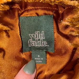 Wild Fable Teddy Faux Fur Jacket Brown Bomber Full Zip Warm Cozy‎ thumbnail 7
