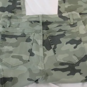 Nili Lotan for Target Green Camouflage Jeans - Size 8 thumbnail 4