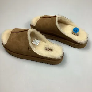 UGG Women’s Suede Greenport Open Toe Slides Brown Sz 10 NWOT Retail $125 thumbnail 6