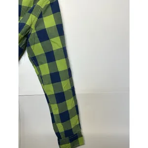 Aeropostale M Green Navy Plaid Shirt Women’s Button Down Long Sleeve Casual thumbnail 3