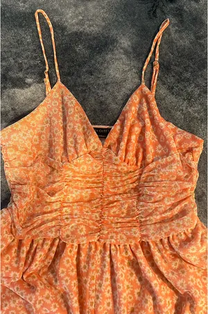 Urban Outfitters Pink floral Romper thumbnail 2