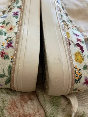 Toms sneakers floral design shoes size 7.5 women’s spring thumbnail 8