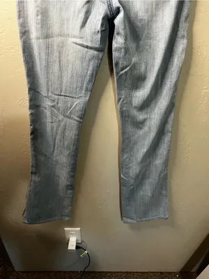 7 For All Mankind Kimmie Bootcut Light Wash Stretch Cowgirl Western Denim Jeans thumbnail 9
