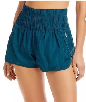 Free People Movement Blueish Teal Shorts thumbnail 1