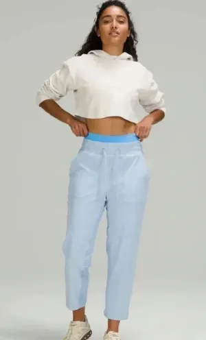 Lululemon Beyond the Studio Blue Linen size 8 thumbnail 1