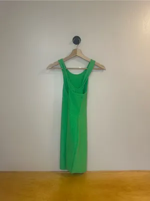 Beyond Yoga Neon Green Racerback Mini Dress thumbnail 4