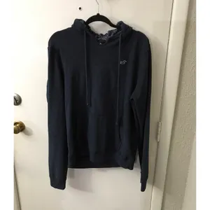 Hollister Navy Hoodie M Unisex Preppy Utility Cozy Comfy Classic Preppy Nautical thumbnail 3
