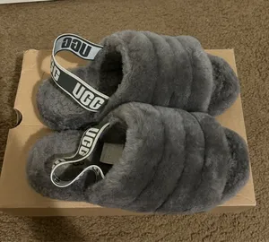 UGG Slippers Charcoal 7 thumbnail 1