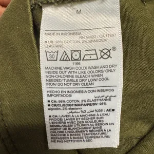 2230 | NWT Old Navy OG Chino High-Rise Utility Shorts Olive Green Womens M thumbnail 5