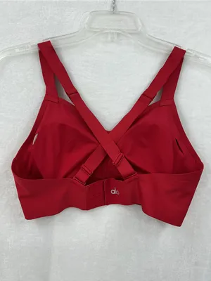 ALO Yoga Red Wireless Seamless Bra thumbnail 5
