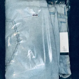 145‎ | NWT Kancan High Rise Distressed Paisley Denim Shorts Light Wash Womens XL thumbnail 12