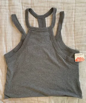 Free People Movement Grey Tank thumbnail 1