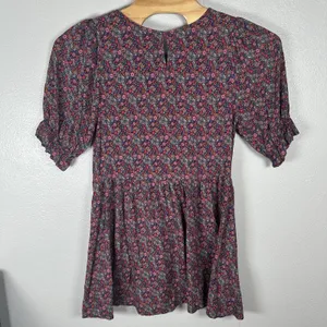 NEW Natural Life Blair Floral Mini Dress Autumn Blossom Short Sleeve Medium Boho thumbnail 3
