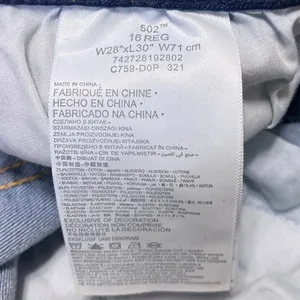 Levi's 502 Women's Blue Medium Wash Mid Rise Straight Leg Denim Jeans Size 28 thumbnail 5
