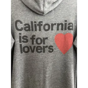 Aviator Nation‎ California is For Lovers Zip Up Hoodie Gray Size Medium thumbnail 10