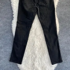 American Eagle Black Hi Rise Skinny Jeans Y2k Grunge Mallgoth Dark Office Siren thumbnail 8