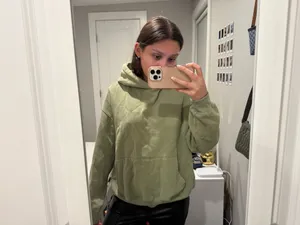Matcha Green Cotton On Hoodie Medium thumbnail 3