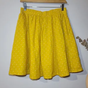 Tulip B Polka Dot Mini Skater Skirt Cotton Sz L Whimsigoth Grandmacore Minimal thumbnail 5