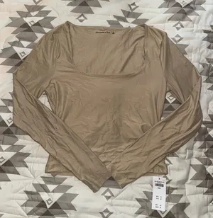 Abercrombie & Fitch Square Neck Long Sleeve thumbnail 1