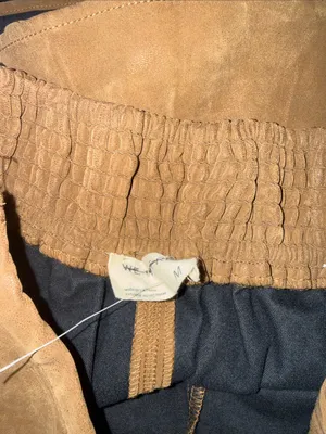 NWOT FREE PEOPLE X We The Free Paradise Found Suede Skort pocket M thumbnail 5