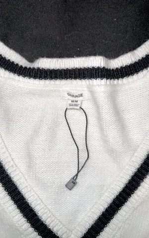 Garage White Sweater thumbnail 2