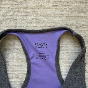 VOGO Athletica Purple and Gray Tank Top (Size Small) thumbnail 5