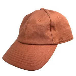Athleta Women's Orange Embroided Logo Adjustable Strap Baseball Cap Hat One Size thumbnail 1