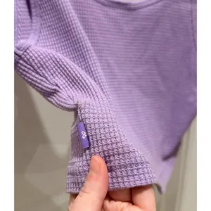 Aritzia TNA Purple Waffle Knit Tank Top thumbnail 5