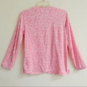 American‎ Eagle Aria pink fleece pajama set Women's S thumbnail 4