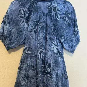 Love Kyla‎ Jada Chambray Navy Dress Size Small thumbnail 9