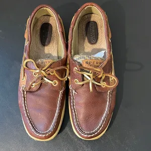 Sperry Womens Top Sider Boat Shoes Loafer Tiger Print Moc Toe Brown Size‎ 6.5 thumbnail 5