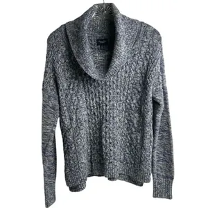 American Eagle Women's Cowl Neck Chunky Knit‎ Sweater Size L Multicolor thumbnail 7