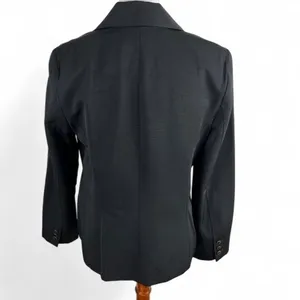 Cabi Black Double Breasted Blazer Gold Buttons Floral Lining‎ 987 Size 6 thumbnail 3