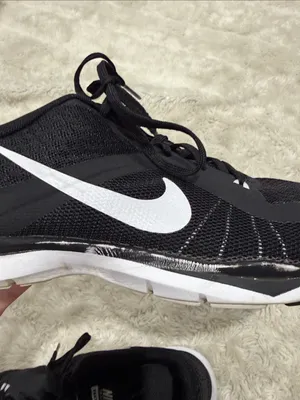 Nike Flex Trainer 6 athletic shoes in Black and White Woman’s Size 9.5 thumbnail 8