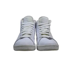 Nike Womens 6.5 Court Royale Mid Triple White Leather Upper Sneaker thumbnail 3