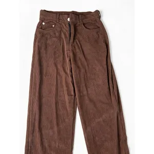 Mocha Brown Corduroy High Waisted Wide Leg Pants‎ Women Size S Relaxed Fit new thumbnail 5