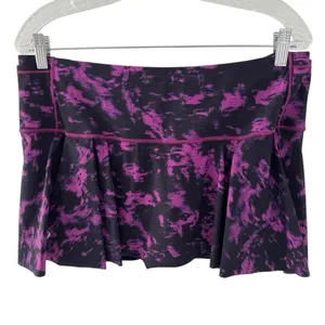 Lululemon Hit Your Stride Skirt Breezie Regal Plum Black / Black Size 10 Skort thumbnail 5