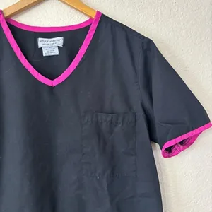 Natural‎ Uniforms Scrub top size S Black thumbnail 3