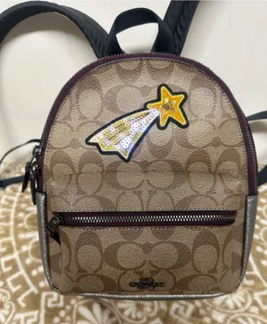 Coach Shooting start Brown Signature Canvas Leather Mini Backpack thumbnail 1