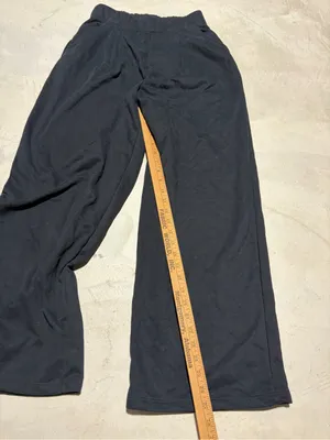 Halara NWT Black Wide-Leg sweatpants lounge Pants small regular thumbnail 4