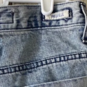 Brandy Melville Blue Distressed Denim Jean Shorts thumbnail 3