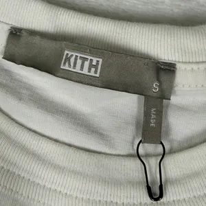Kith Womens Embroidered Logo Cotton Crew‎ Neck T-Shirt White KHW3265 Size S thumbnail 2
