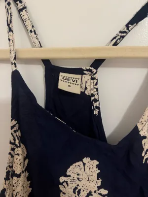 Navy mini dress Blue Size XS thumbnail 2