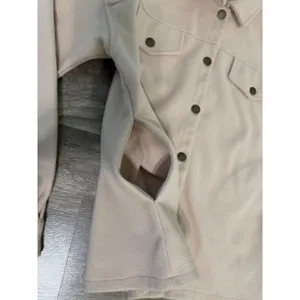Camellia‎ Women's Fleece Shacket, Size Small thumbnail 7