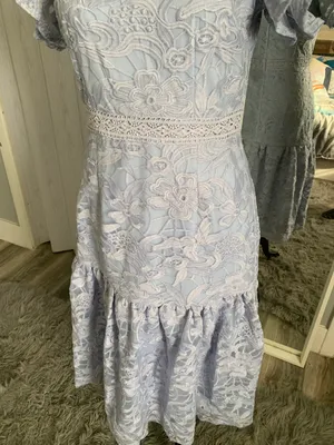 Lavender Lace Dress thumbnail 4