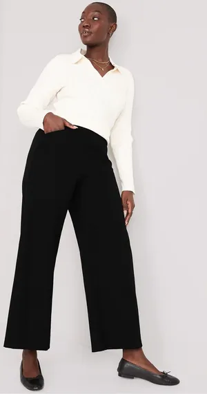 Old Navy High-Waisted Pull-On Pixie Wide-Leg Pants XXL NWT thumbnail 1