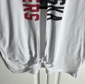 5th & Ocean Stylish white t-shirt featuring bold red lettering. Perfect for casual outings. Nebraska shirt size medium thumbnail 3