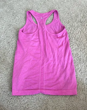 Lululemon Pink Racerback  Tank thumbnail 4